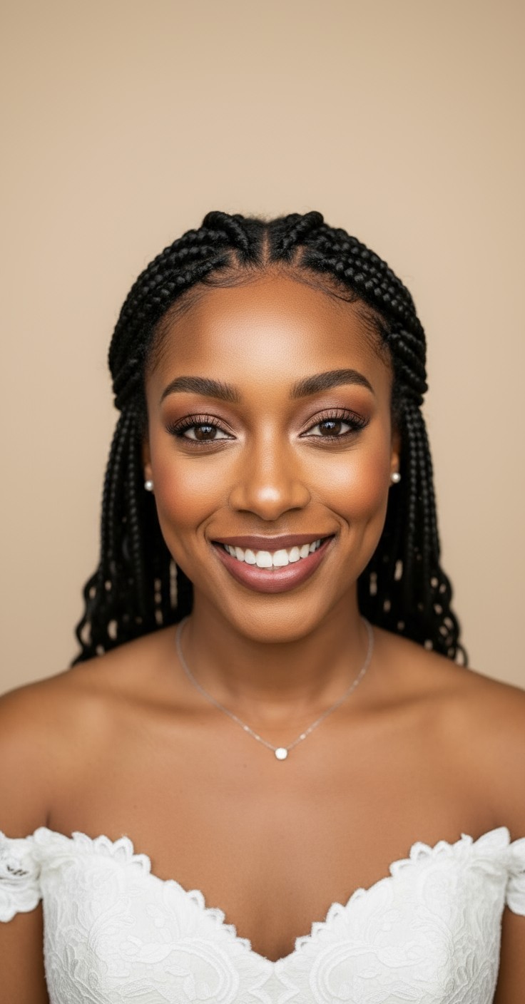 After Boho Box Braids